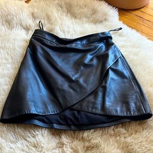 Banana Republic leather mini